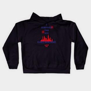 I SURVIVED THE NYC EARTHQUAKE APRIL 5TH, 2024 Kids Hoodie